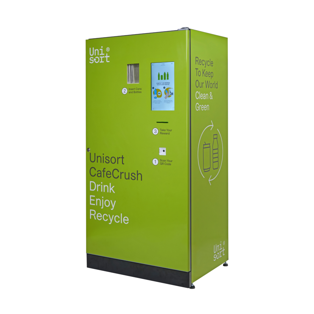 CafeCrush Maxi Evo Reverse Vending Machine | Unisan UK